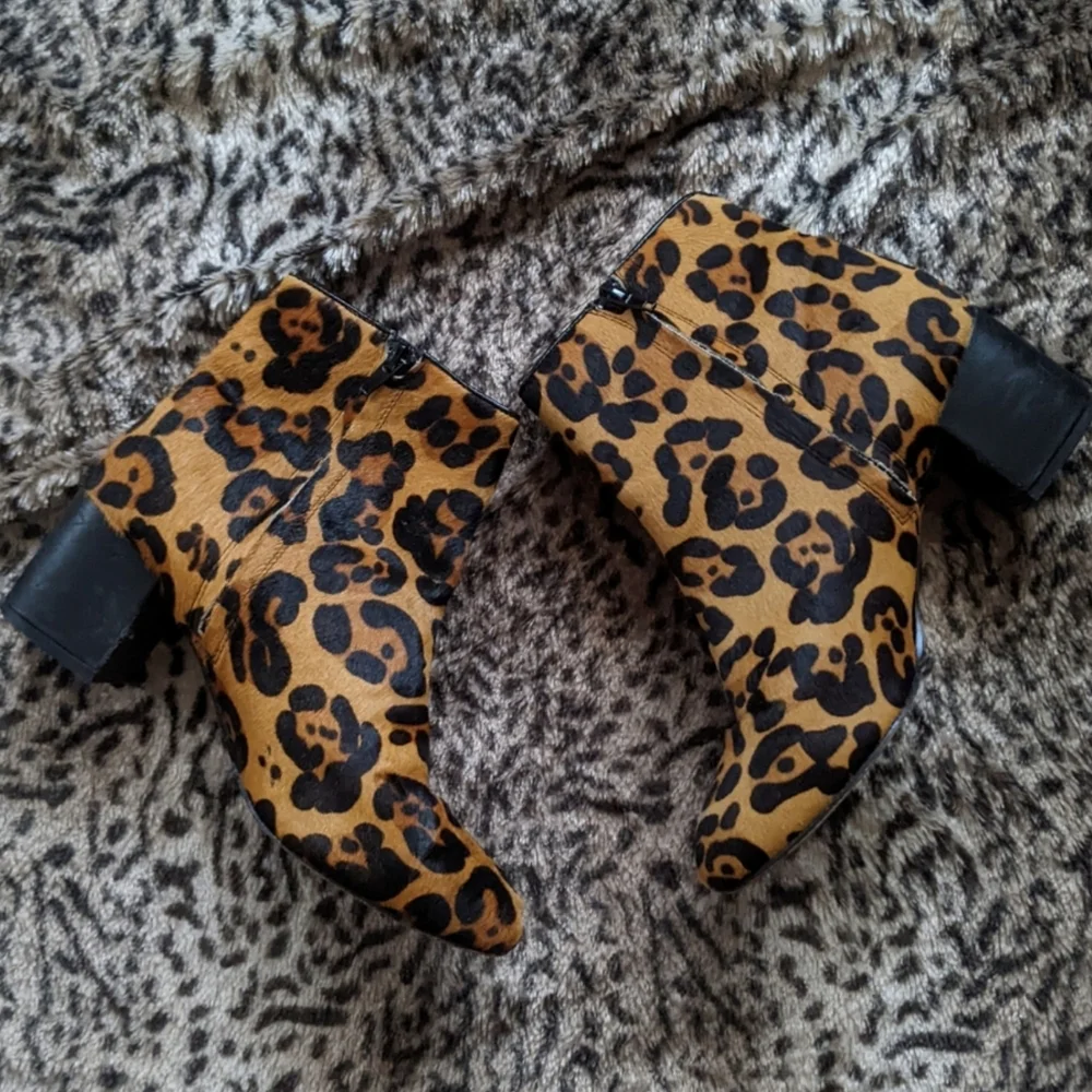 Leopard Booties